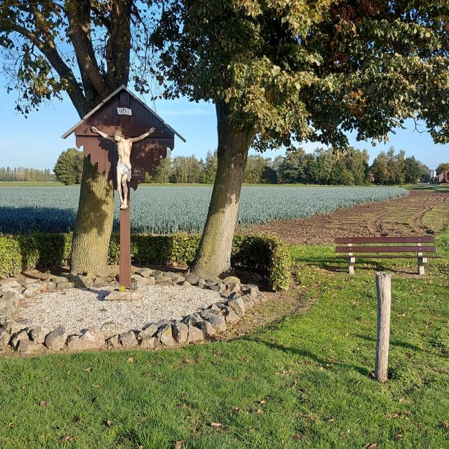 Veldkruis aan de Riet