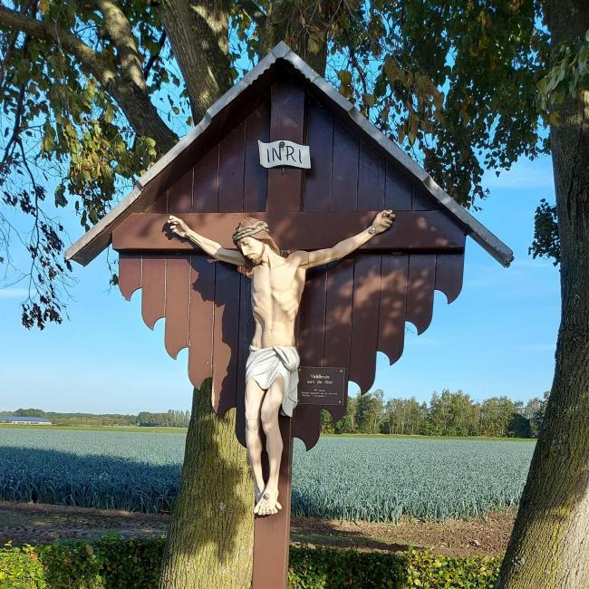 Veldkruis aan de Riet