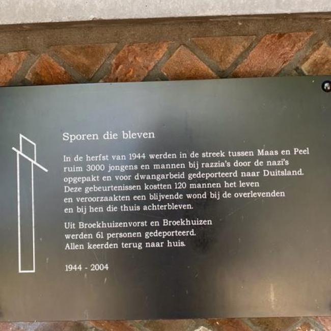 St. Christoffelkapel met herdenkingsplaquette